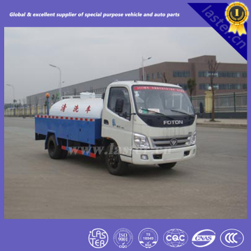 Foton Ollin 4000L High -pressure cleaning truck; 2016 hot sale of road cleaning truck