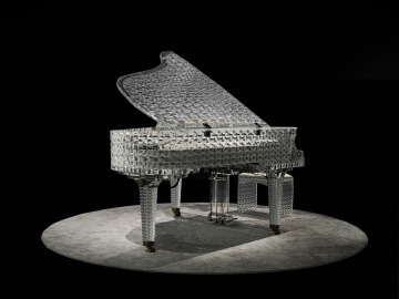Tessera Acrylic Transparent Piano [Automatic Play]