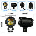 LiuHJG Aluminum Waterproof Motorcycle Auxiliary fog Light With Devil's Eyes