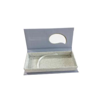 Custom White Glitter Magnetic Lash Box