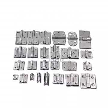 Acero inoxidable 1 pulgada Engrosada 304 Bisagra de puerta de gabinete de hoja de loto de loto
