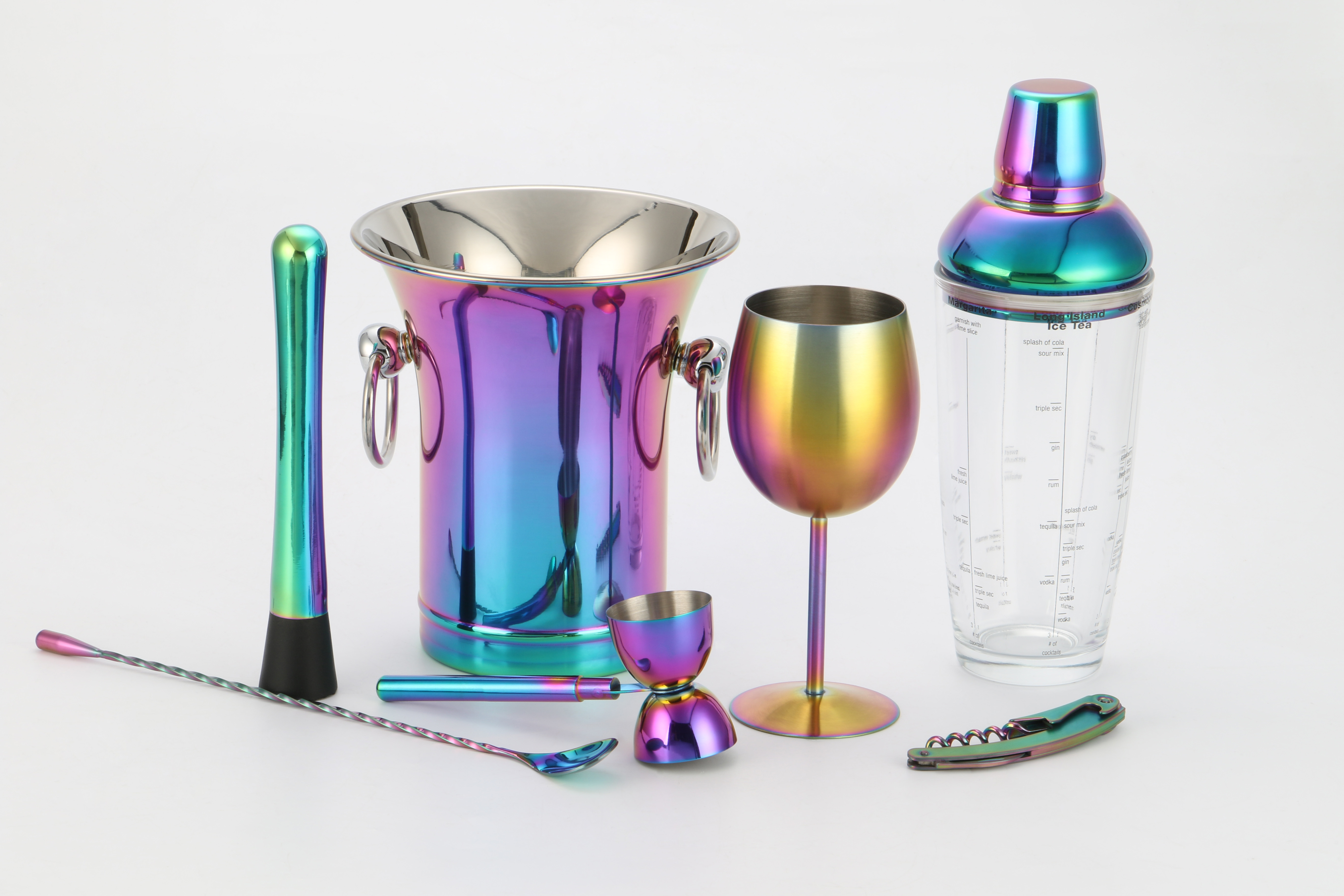 Rainbow Barware Set