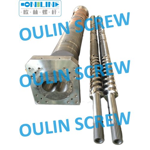 Pelletizing Machine Spare Bimetallic Twin Parallel Screw and Barrel