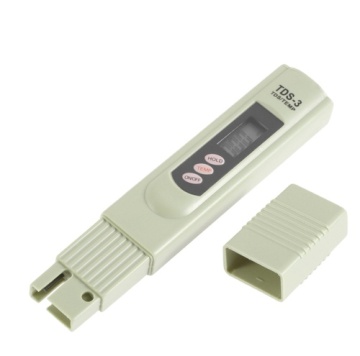 Probador de pureza digital de calidad del agua con pantalla LCD, PPM y medición de temperatura (0-9990 ppm)