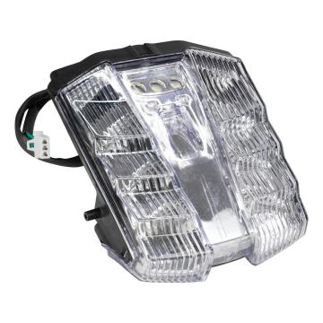 Groothandel Rem LED Plastic Skull F09030048 Motorfiets achterlicht achterlamp voor FT180 200 250 DT200 250 "kan worden vereenvoudigd:" Skull LED -achterlicht voor FT180/FT200/FT250 DT200/DT250 MOTORCECLES
