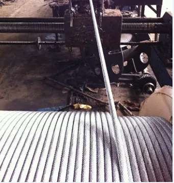 35Wx7 No Rotating Steel Wire Rope with Ungalvanized