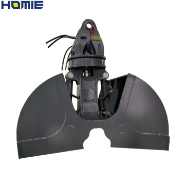 Customized Excavator Hydraulic Rotating Clamshell Bucket Attachments for Loading and Unloading