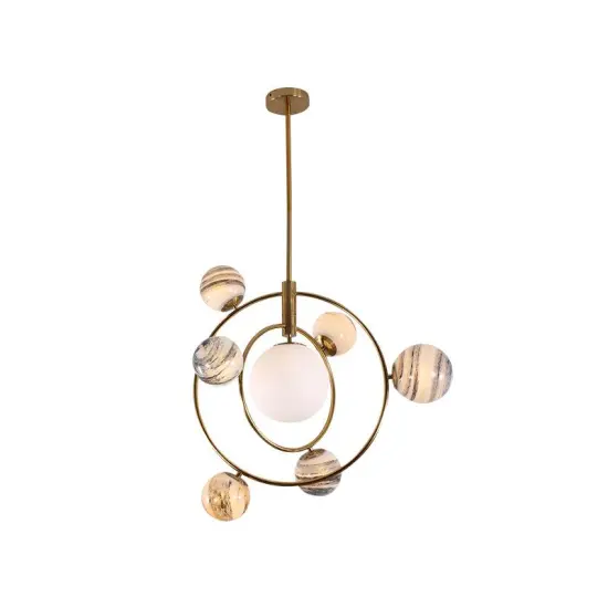 INSHINE White Bulb Drop Pendant Light