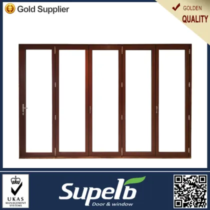 Good quality aluminium balcony folding door