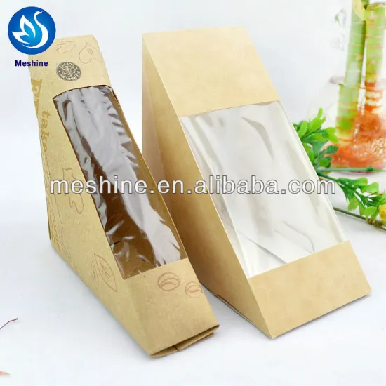 Custom disposable paper sandwich box supplies