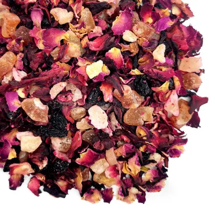 Rose Cherry Flower Tea Flavor and Fruit Grain Tea Raw Materials Supply