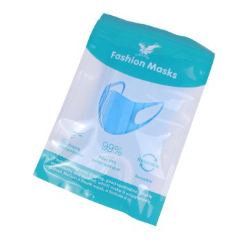 1pc máscara facial desechable bolsa de plástico