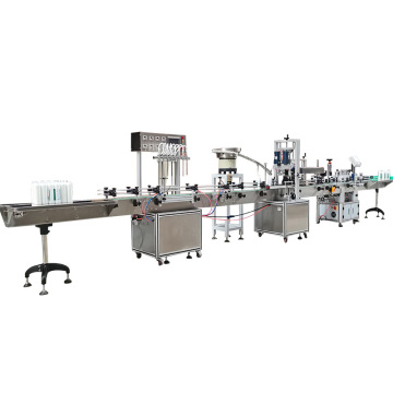 Automatic Canning and Labeling Production Line for Mouthwash, Fruit Juice, and Coconut Water