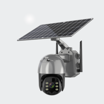 Εξωτερική ηλιακή ενέργεια LTE/IP CCTV κάμερα ασφαλείας με IR Night Vision και 4G/WiFi PTZ