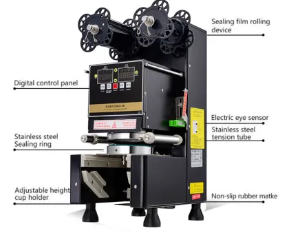 Intelligent Full Automatic Cup Sealer for Coffee Cups - Wantjoin Cup Sealing Machine