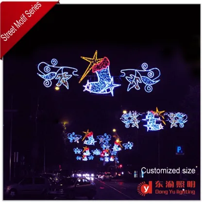 outdoor christmas tree motif light christmas street decoration 2d motif lighting