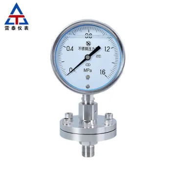Stainless steel diaphragm pressure gauge