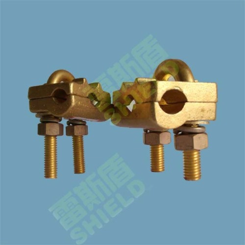 Copper u-bolt rod to cable clamps/ copper u-bolt connector