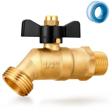 Water Hose Outlet Heavy-Brass Faucet