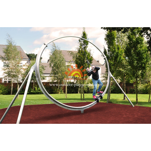 Steel Dynamic Sliding Round Playground Playground Equipment
