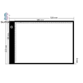 Suron Tracing Light Box Scale Art Light Pad