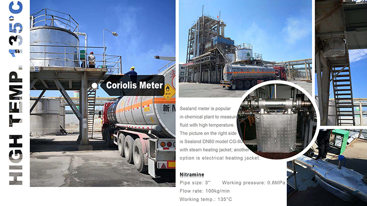 Coriolis mass flow meters to measure mass and density