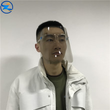 Protector facial antivaho para mascotas de PLA rígido transparente