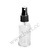 20ml Clear glass bottle with fine mist sprayer
