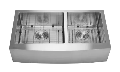 Stainless Steel Double Bowl Apron Handmade Kitchen Sink