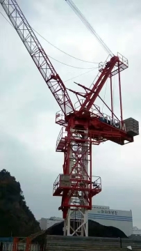 เครื่องจักรกลก่อสร้างด้วยตนเองปีนเขา Luffing-Jib Tower Crane