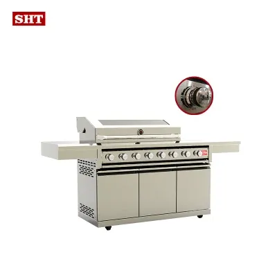 Commercial Modern Metal Kitchen Gas BBQ Grill for Home Use