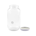 Jar in vetro grande da 1500 ml con coperchio da 82 mm