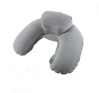 Foldable Inflatable Neck Pillow for On-the-Go Comfort