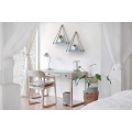 Nordic Blue Wooden Wall Shelf Floating Shelf