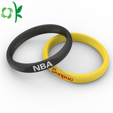 Healing Power Wristbands Charm Silicone Elastic Bracelets