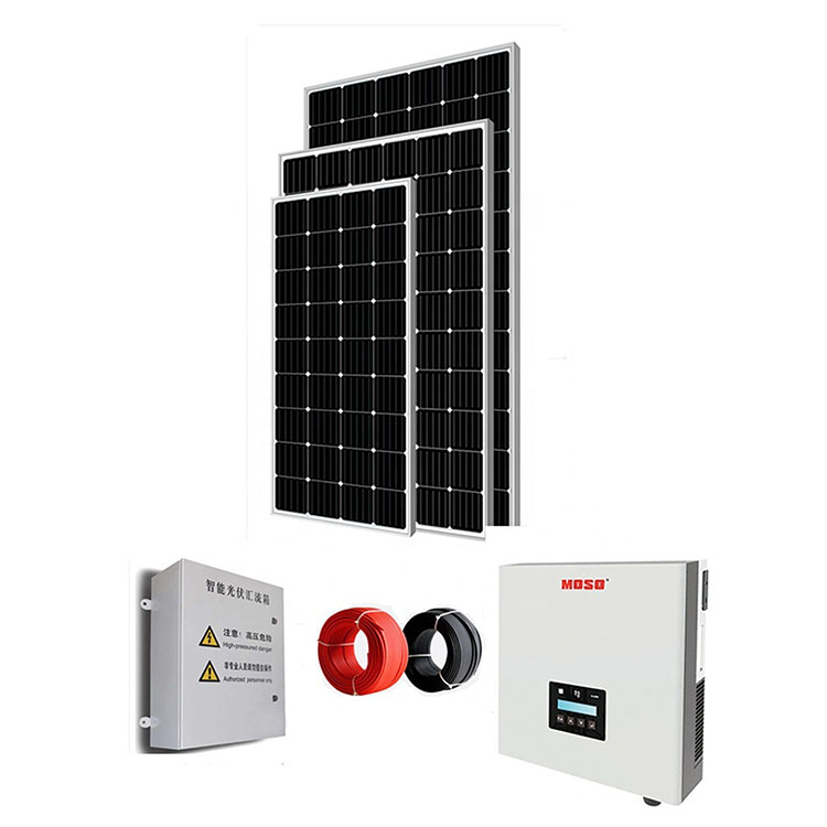 Melhor qualidade Monocristalina 5KW Sistema solar de armazenamento