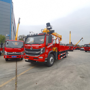 Dongfeng 200Hp 4x2 Truck Mounted 8 Tons Crane