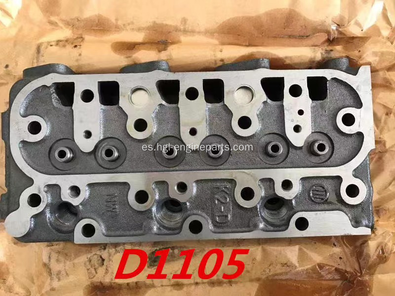 Cabezal de cilindro del motor Kubota D1105