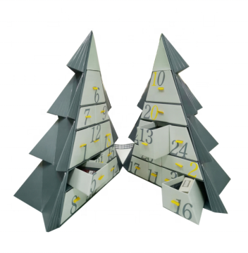 Christmas tree Chocolate gift box with 24pcs drawers