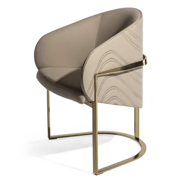 Modern Luxury Gold Dining Room Chairs