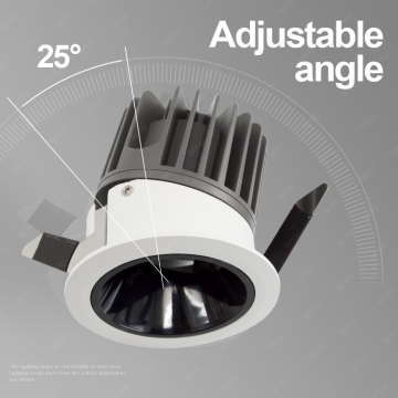Downlight LED empotrado Cri90 para tienda comercial