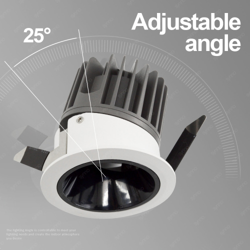 Kereskedelmi üzlet CRI90 süllyesztett LED állítható downlight