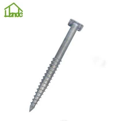 Foundation helical pile screw anchor