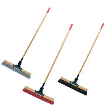 Heavy Duty Wooden Handle Floor Cleaning Broom Brush