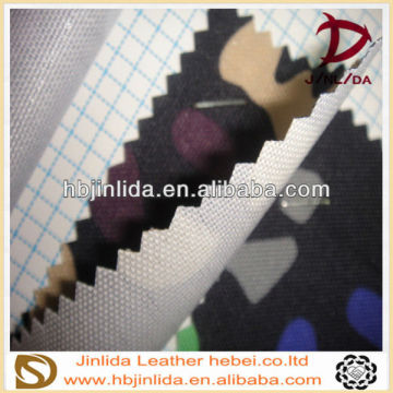 oxford colorful pvc leather cloth for handbags use
