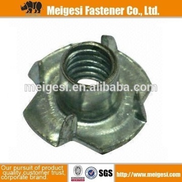 DIN1624 T nut with 4 prongs carbon steel China manufacturer high quality good price