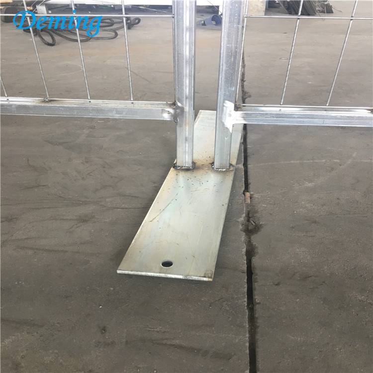 hot dip galvanized temporary fencing for safety protection