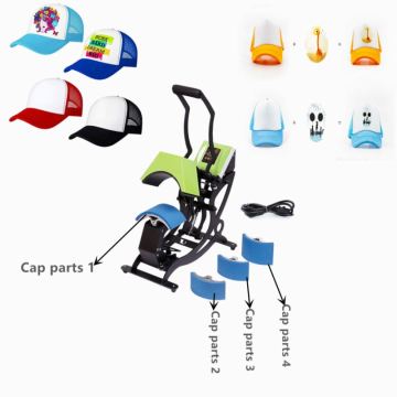 High Quality 4-in-1 Hat Cap Digital Heat Press Transfer Machine