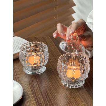 Trang trí hộp đựng thời trang lọ nến thủy tinh Jar Glass