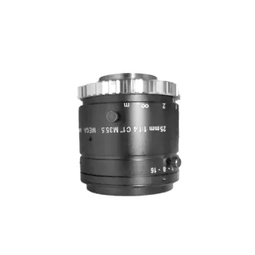 VS Technology VS-2514H1 4-9MP 25mm 1'' C-Mount CCTV Lens: High Resolution Security Camera Lens